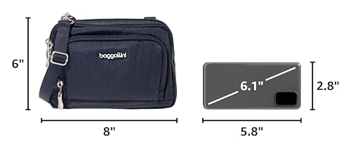 Image of Baggallini Triple Zip with Front Wallet /Trifecta RFID Wallet Crossbody