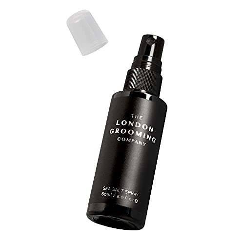 The London Grooming Company Sea Salt Spray For Men | Firm All-Day Hold | Matte Finish | Easy To Wash Out | Messy/Textured Look | 2.0 Fl Oz (60Ml) #TOP1
