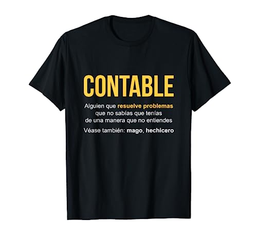 Contable Definición | Regalo Contable Camiseta
