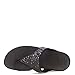 FitFlop Women's LULU Glitter Toe-Post Sandal, Black Glitter, 7