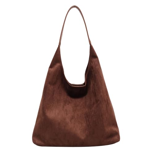 GWAWG Bolso grande de ante para mujer bolso de la...