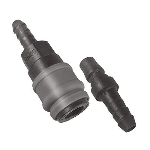 Air Jade 3/8'' Air Lock Seal Air Hose Quick-Connector Disconnect Without Losing Air Replacement Part for Sleep Number Bed, One Set Male and Female