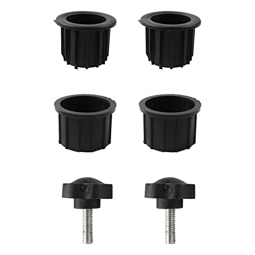 NGCG 6 Pieces Parasol Base Support Hole Plug Cover Patio Umbrella Stand Replacement Part Swing Chair Repair Spare Parts Parasol Seat 48 Center Column Straight Rod Replacement Partst