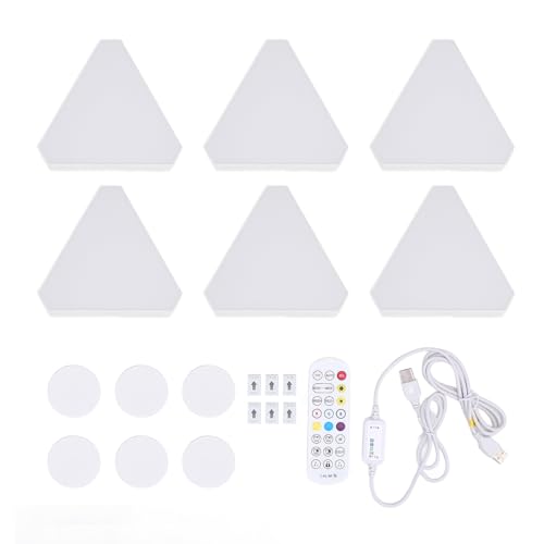 Luces de pared LED modulares para eliminar la luz aburrida en tu dormitorio con control app 6