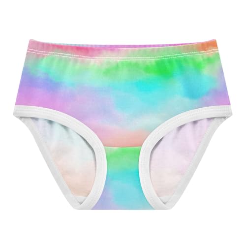 Funny Girls Underwear Toddlers 2t Cotton Cute Panties Girl Abstract Soft Colorful Cloud Kids Briefs Undies