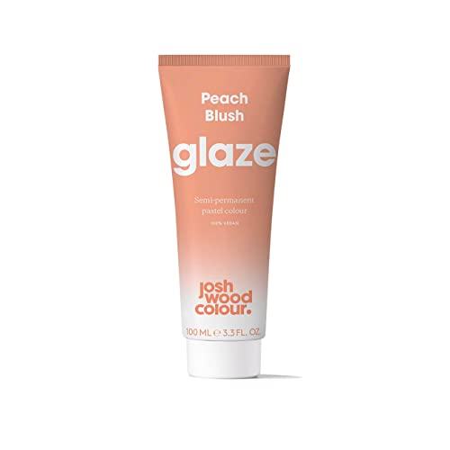 Josh Wood Colour Glaze (Peach Blush), Semi-permanent Hair Mask, Ammonia-free, Conditions and Nourishes