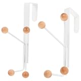 Crochet de porte : fabriqué en fer robuste, il permet un gain de place considérable dans votre maison et convient parfaitement aux chambres