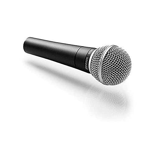 Shure SM58-LCE dynamisches Profi-Mikrofon, Richtcharakteristik: Niere, inklusive Etui und Halterung