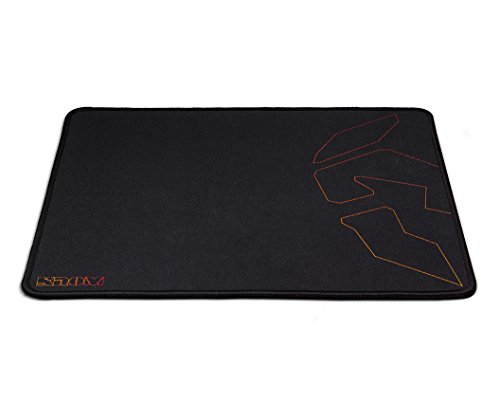 KROM Knout KONTROL - Alfombrilla Gaming para ratón, Tamaño Mediano 230 x 270 x 3mm, Negro.