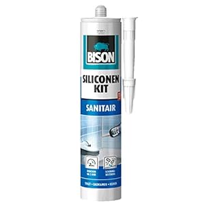 Bison Sanitair Silicone Kit 300 ml Wit