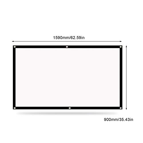 Pantalla de proyección de poliéster flexible 16:9 para proyector portátil 2