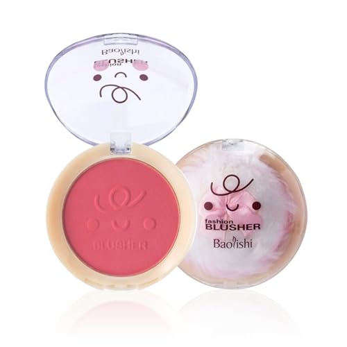 DayaEmmoTQ クリアチークパウダー - 透明感 血色感 高密着 ナチュラルメイク 8時間持続 ふんわり発色 り肌に溶け込み 敏感肌対応 4.2g 04