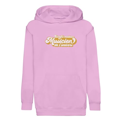 Sweat à capuche enfant instrument de musique rock jazz classique pour garçon et fille