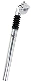 aus Aluminium, silber M-Wave Fahrrad Sattelstütze Aluminium gefedert 25,4mm oder 27,2 (25,4 mm)