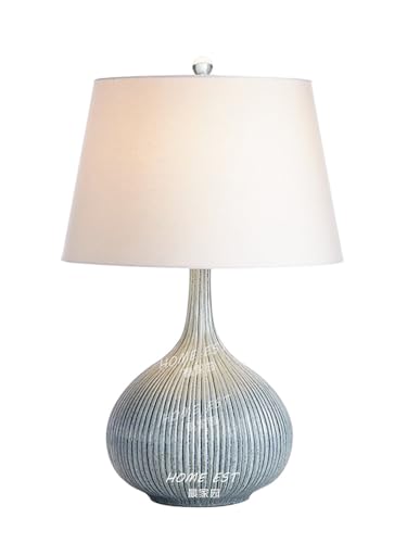 Lampe de Chevet Salon Céramique Table Moderne D33 H58cm