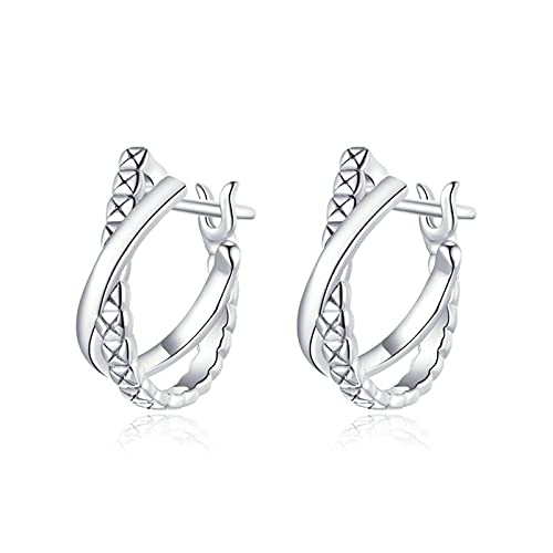 Boucles d'oreilles argent 925 véritable avec pierre CZ : cadeau idéal femme