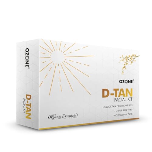 Image of Ozone D-Tan Facial Kit, Professional Pack, Organic Essentials, For All Skin Types