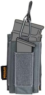 EXCELLENT ELITE SPANKER Open-Top Single/Double/Triple Molle Mag Pouch for M4 M14 M16 AK AR Elastic Rifle Magazines for Pistol Mag Pouch
