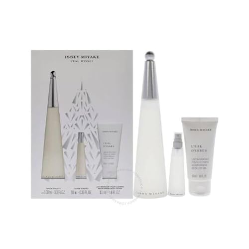 ISSEY MIYAKE L'Eau D'Issey Estuche 3 Pz pour adultes, idéal pour utilisation pratique, format pratique