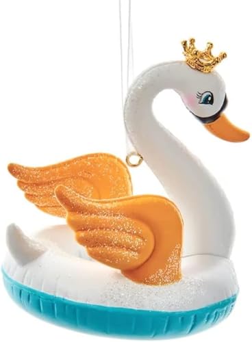 The Bridge Collection Resin Swan Pool Float Ornament - 3