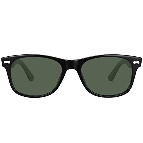 TSEBAN Vintage Hombres Gafas de sol para mujer Polarized UV400 Protection Driving Glasses Acetate Frame Cover