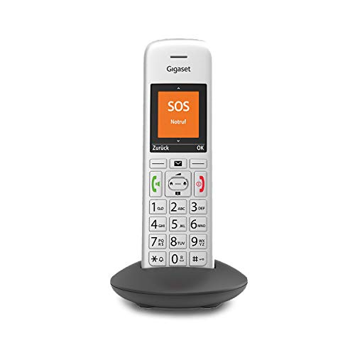 E390HX schnurloses Senioren DECT Universalmobilteil für den drahtlosen Betrieb an Routern – sichere Bedienung dank großer Tasten, SOS-Funktion