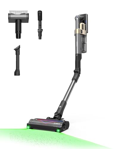 Tineco Pure One A90S, Aspiradora de Escoba inalámbrica, 270 AW de succión, hasta 105 min autonomía, Cepillo 3DSense, LED Verde 150°, detección Tipo de Piso