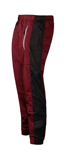 MEN'S 2 PIECE CLASSIC COLORBLOCK JOGGER MESH WINDBREAKER W/DRAWSTRINGS3