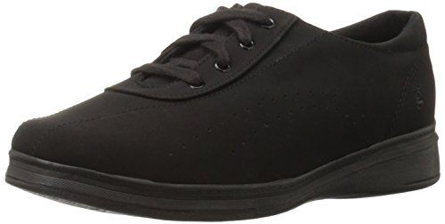 Grasshoppers Women's Avery Fashion Sneaker, Black Nubuck, 5.5 M US