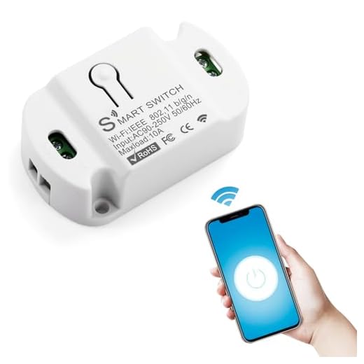 HNCY Smart Lichtschalter Alexa, WLAN Schalter Smart Life, WLAN Lichtschalter SmartHome, mit Sprachsteuerung/Timer, SmartLife/Tuya App Steuerung, Kompatibel Alexa/Google Assistant