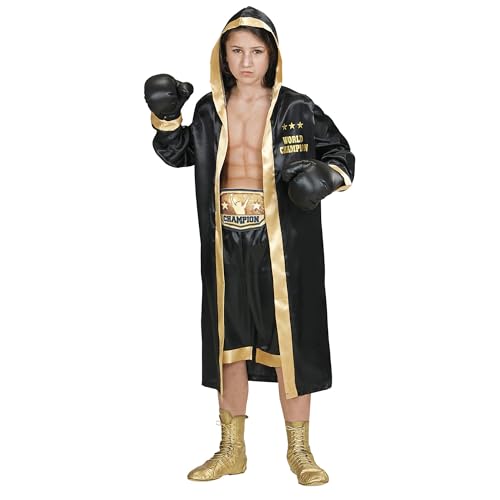 Boxeadores Disfraz 5 W WIDMANN MILANO Party Fashion - Disfraces Niños Boxeador Campeón del Mundo, atleta, kickboxer, disfraces