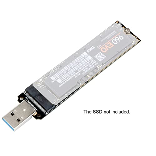 Adaptador USB 3.1 a NVMe M-Key PCI-E para SSD M.2 miniatura 6