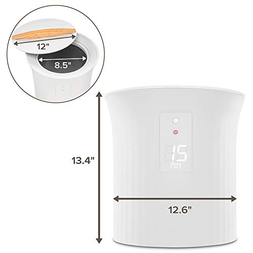 Live Fine Towel Warmer | Bucket Style Luxury Heater With Led Display, Adjustable Timer, Auto Shut-Off | Fits 40” X 70” Oversized Bath Sheet Towel #TOP2