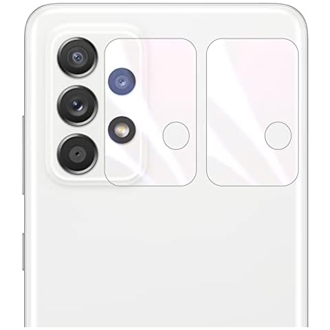 Fonetek® Pack of 2, Compatible with Galaxy A52 5G, Camera Rear Lens Tempered Glass Protector Shield Guard Covers for Samsung Galaxy A52 / A52s 5G Cover