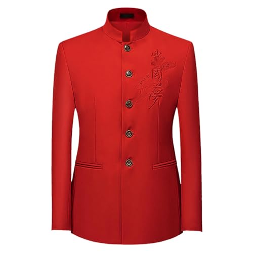 Veste blazer tunique chinoise homme au design business casual épuré