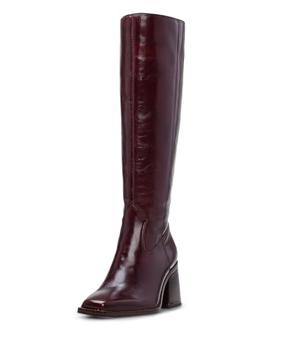 Vince Camuto Sangeti - Botas altas hasta la rodilla para mujer, Cachoba oscura pantorrilla ancha, 39 EU