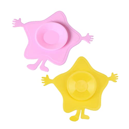 Kisangel 4pcs Silicone Suction Pads for Boys and Girls Bowl Nonslip Mats for Baby Learning to Eat Random Style