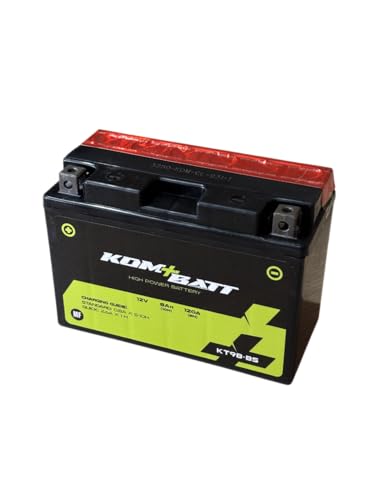 Kombatt KT9B-BS Batería sellada de alto rendimiento de arranque para scooter y motos 12V 10H 190A