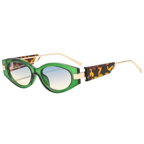 Lunettes de soleil ovales femmes avec verres concaves et convexes pour la photo urbaine
