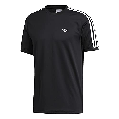 adidas Originals Unisex Aero Club Short Sleeve Jersey, Black/White, Small