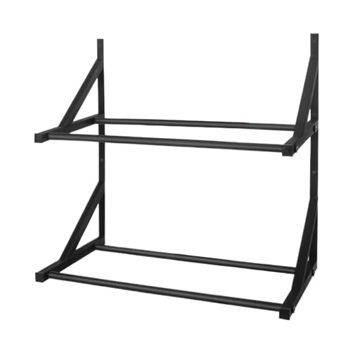 Estante de almacenamiento de filamentos para impresora 3D, doble capa, soporte de bobina montado en la pared, estante de filamento resistente, estante organizador de filamentos de metal, soporte de