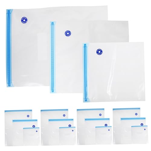 NAMOARLY 3 Sizes Food Preservation Sealing Bags Vacuum Sealer for Meat Pet Food Vegetables Dried Fruits