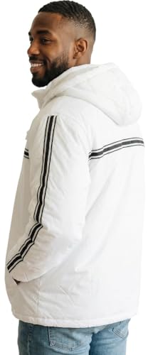 Image of ToBeInStyle Men's Zip Up Long Sleeve High Collar Polar Fleece Jacket