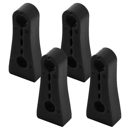 Szaluyk Car Door Lock Sound Damper | 4PCS Rubber Shock Absorber | Black Door Lock Sound Deadener Damper