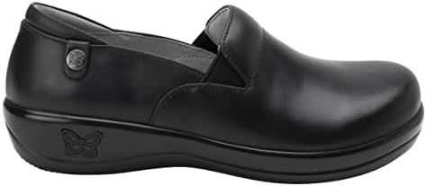 Alegria Women's Keli Oiled Black Leather Shoes 9 W US | Image 1
