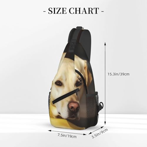 Bolso Cruzado Yellow Dog para Senderismo Unisex miniatura 3