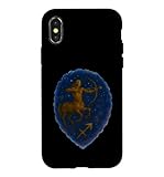 Carcasa para iPhone X/XS Centauro de Acuarela del Zodiaco Sagitario