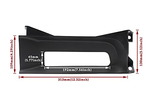 Kewisauto KYYJ-C09H-004 Front Driver Passenger Tow Hooks Bezel Bracket For Ram 1500 13-18, Left Right Tow Hook Bezel Set thumb #5