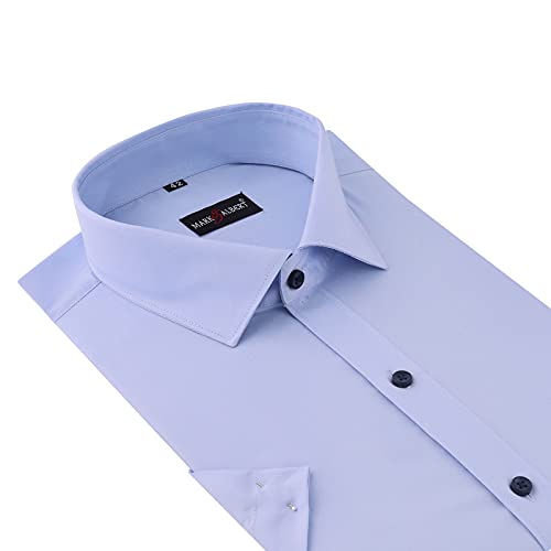Image of MARK & ALBERT Men's Half Sleeves Regular Shirt