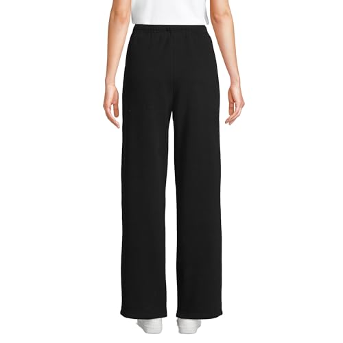 Lands' End Women's Serious Sweats High Rise Relaxed Straight Leg Pants2